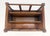 Faux Turned Wood Bamboo Canterbury Magazine Rack on Brass Casters Clean! For Sale - Image 14 of 15