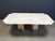 Vintage Italian Travertine and Brass Dining Table, 1970s For Sale - Image 13 of 14
