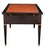 Black Large French Louis XVI Ebonized Writing Table or Desk With Embossed Leather Top For Sale - Image 8 of 15