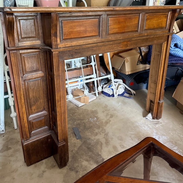 Antique Edwardian Mantel For Sale - Image 4 of 12