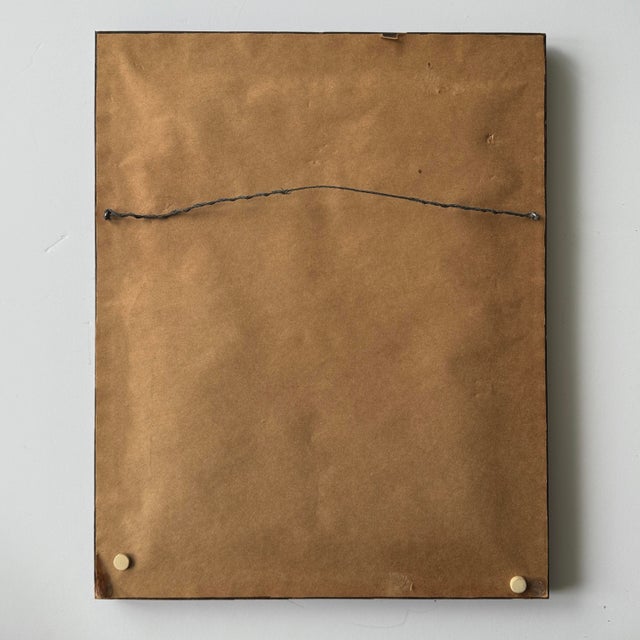 Paint Antique Folk Art Seascape With Sailboat, Framed (Oil on Board) For Sale - Image 7 of 7