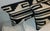 Pair of Early Mexican Indian weaving pillows in fine condition. The condition are very good. The backings are black suede.