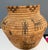 Early 20th Century Museum Quality 17” Created in the Style of Native American Polychrome Olla Basket - Dual Register For Sale - Image 5 of 14