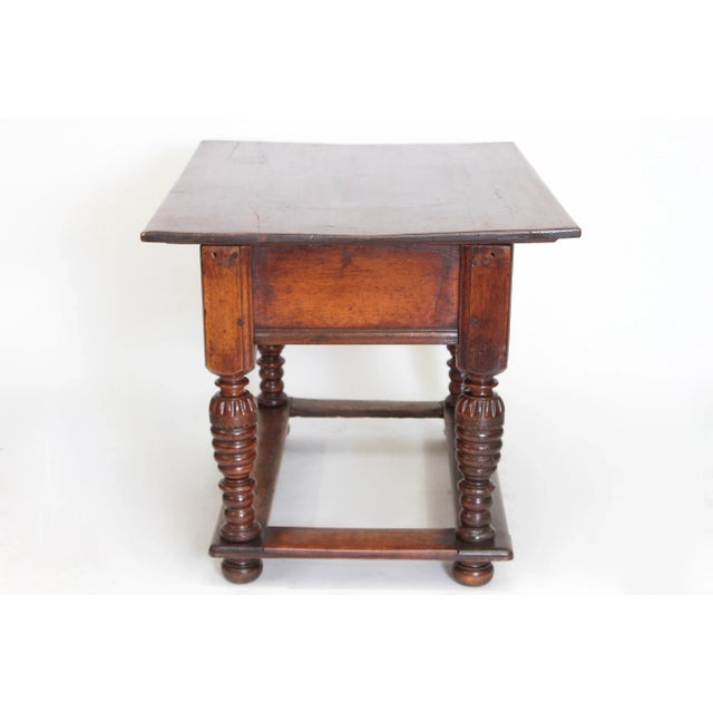 Chestnut A Matched Pair of Similar 18th Century Spanish Colonial Tables For Sale - Image 8 of 10