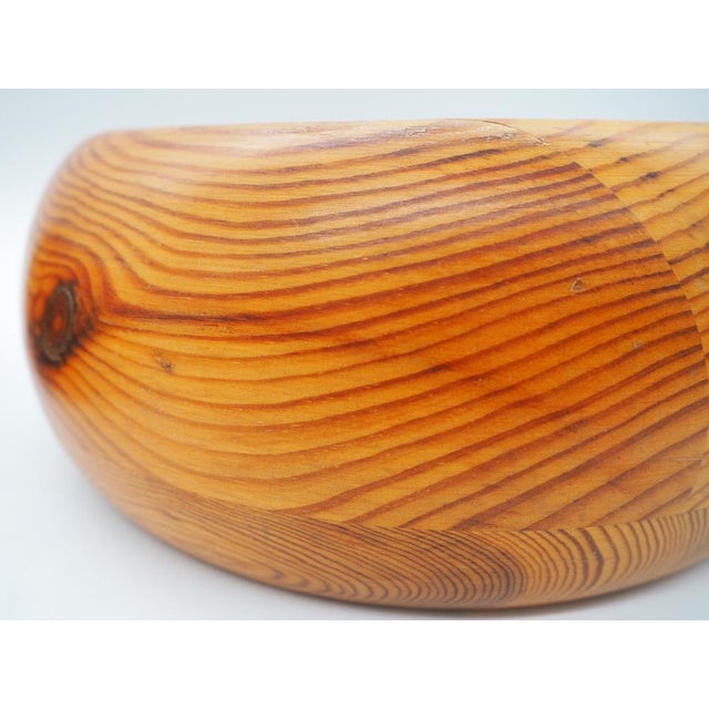 Tan Pine Bowls from Smålandsslöjd Värnamo, Set of 2 For Sale - Image 8 of 11