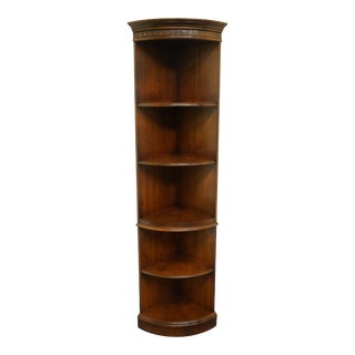 Stanley Furniture Italian Neoclassical Tuscan Style 23" Corner Bookcase 4208-15 For Sale