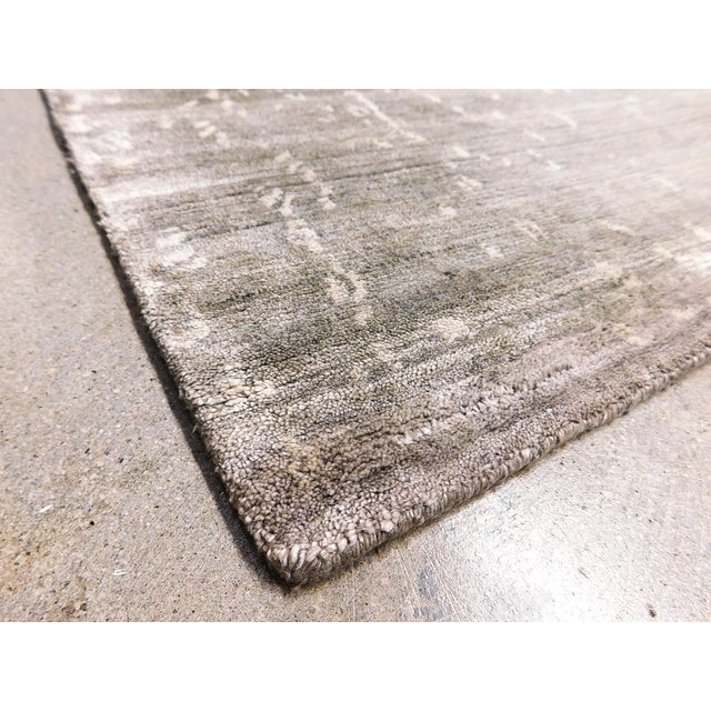 Handmade Bamboo Silk Rug. 8'1"x 10' For Sale - Image 12 of 18