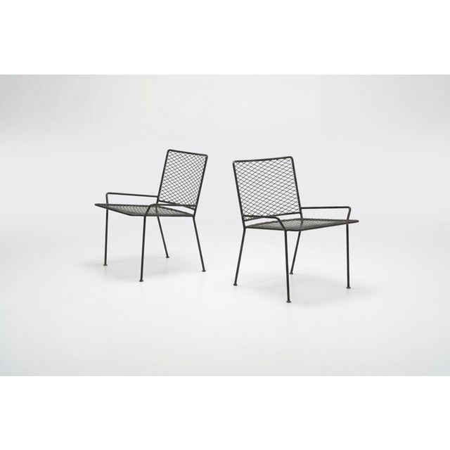 Original Pair of Van Keppel-Green Expanded Metal Series Chairs, Model 872, 1953 For Sale - Image 4 of 14