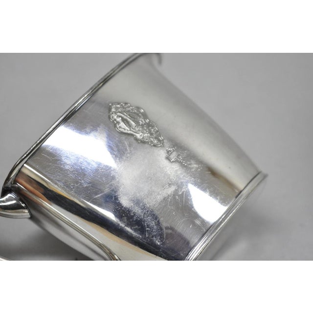 Antique Community Silver Plated Art Deco Birds of Paradise Tea Service Set 3 PCS For Sale - Image 15 of 18