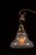 Early 20th Century Early 20th Century Art Nouveau Ball Joint Bridge Arm Lamp With Blue Floral Lamp For Sale - Image 5 of 6