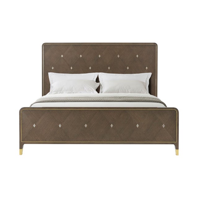 Hollywood Regency King Bed For Sale - Image 4 of 5