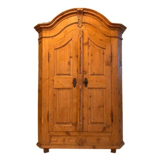 Baroque Bread Cabinet in Solid Wood, 1780 For Sale