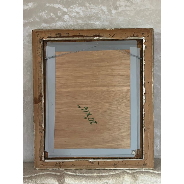 Antique Wavy Glass Mirror & Frame Chairish