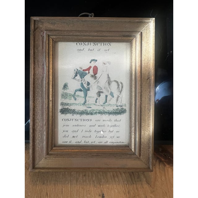 Paper Set of Eight 19th Century Paths of Learning Miniature Framed Prints For Sale - Image 7 of 9