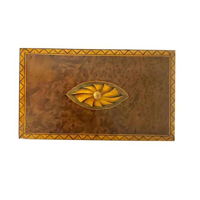 Early 19th Century Early 19th Century English Early Tea Caddy For Sale - Image 5 of 9