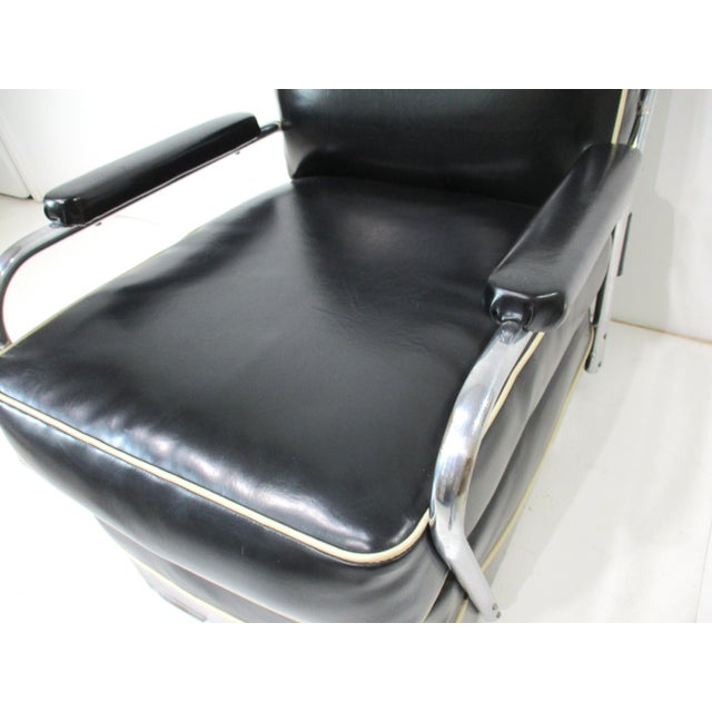 Art Deco Gilbert Rohde Styled Streamline Lounge Chair For Sale - Image 9 of 12