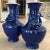 Blue Mid 20th Century Asian Cobalt Vases With Crawling Dragon Detail - a Pair For Sale - Image 8 of 8