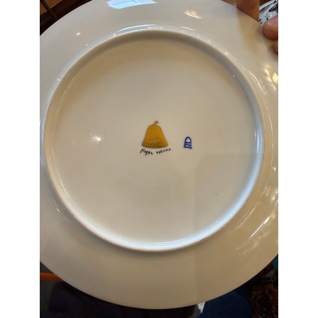 In the Style of Royal Vienna Courting Plates, Set of Twelve For Sale - Image 16 of 17