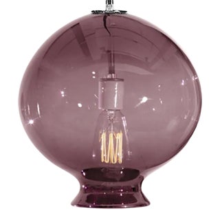 Juno Pendant Light from the Versuvius Collection in Rose Quartz For Sale