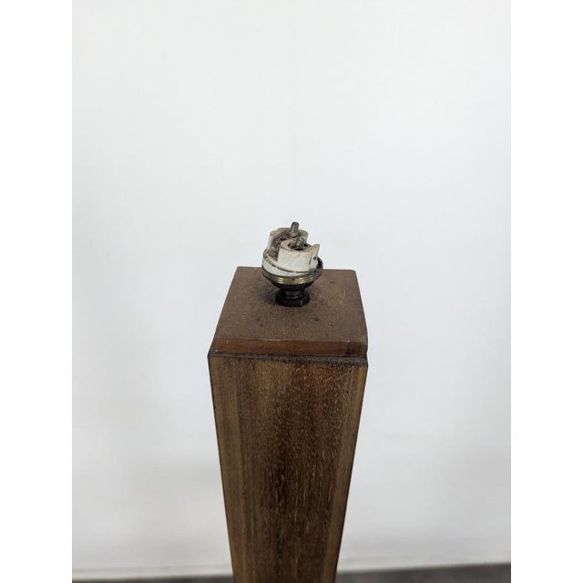 Wood Modernist Wooden Floor Lamp with Shelves, 1950s For Sale - Image 7 of 8