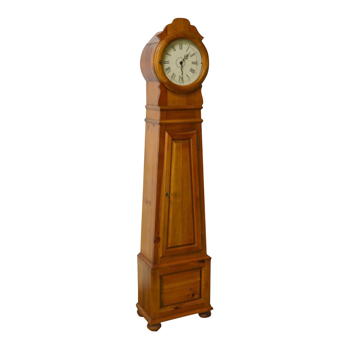 Ethan Allen Scandinavian Pine Tall Case Floor Clock Chairish