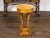 Brown Biedermeier 19th Century Walnut Accent Table with Oval Top and Quarter Veneer For Sale - Image 8 of 12