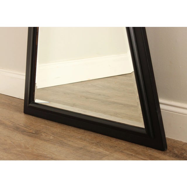 Late 20th Century Post Modern Keyhole Full Length Beveled Mirror For Sale In Philadelphia - Image 6 of 13