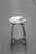 Minimalist Chrome Metal Round Bar Stool, France, 1980s For Sale - Image 13 of 14