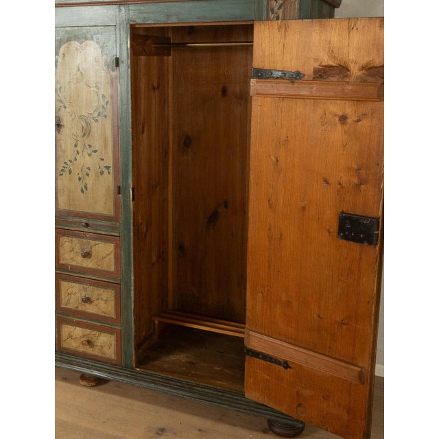 Brown Antique Austrian Farmhouse Cabinet For Sale - Image 8 of 11