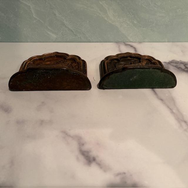 1930s Stratford on Avon England Bronze Bookend Pair, Shakespeare's Home For Sale In New York - Image 6 of 6