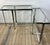 Double Console Table in Chromed Metal and Glass, 2000s For Sale - Image 4 of 13