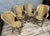 1950s Armchairs in Woven Chestnut and Bentwood, 1950s, Set of 4 For Sale - Image 5 of 8
