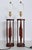 Mid-Century Modern Tall Tony Paul for Westwood Walnut & White "Catkin" Table Lamps, 1950s - A Pair For Sale - Image 3 of 17
