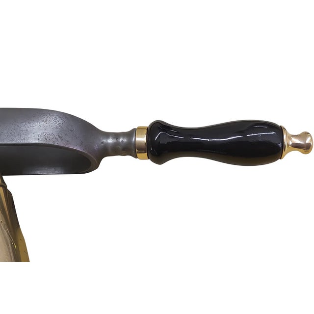 Brass Antique “The Acme” Brass & Iron Bar-Mount Corkscrew — Industrial Wine Opener For Sale - Image 8 of 11