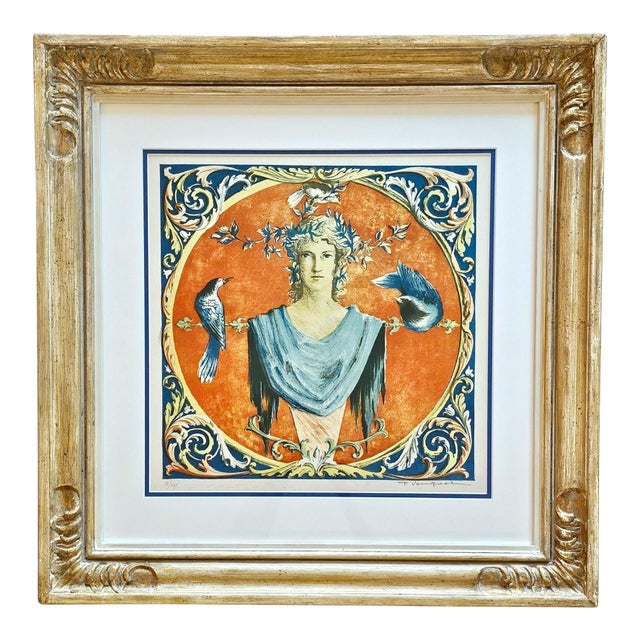Roman Woman With Laurel Wreath, 1960s, by Tony Van Goolen For Sale