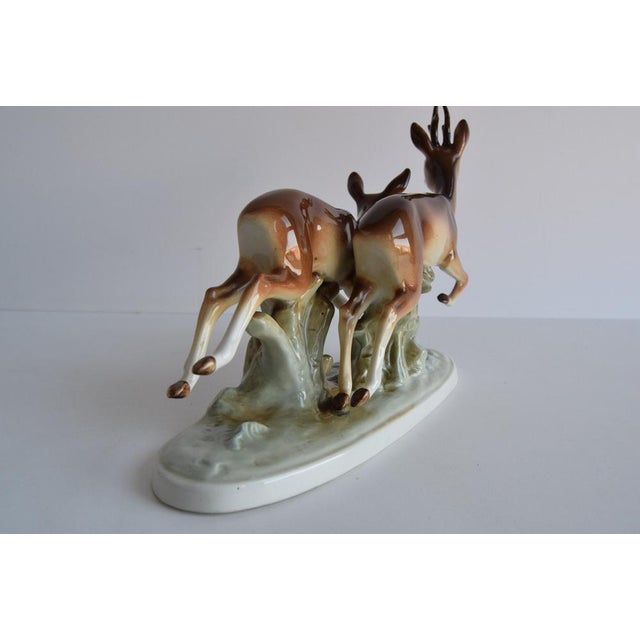 Vintage Porcelain Sculpture from Royal Dux, 1960s. For Sale - Image 4 of 9