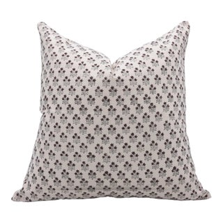 Fabdivine Decorative Block Print Cushion Cover 14x14 Inch Duck Canvas-Kesariya For Sale