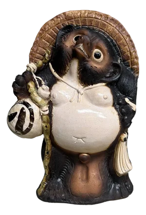 Mid-Century Japanese Tanuki Shigaraki Pottery, 1960s
