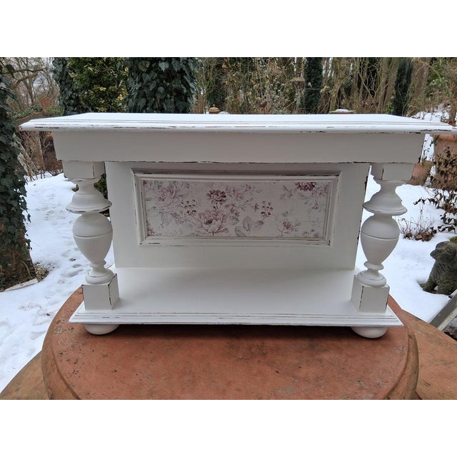 Antique Wall Console in Shabby Chic Style, 1890s For Sale - Image 9 of 16