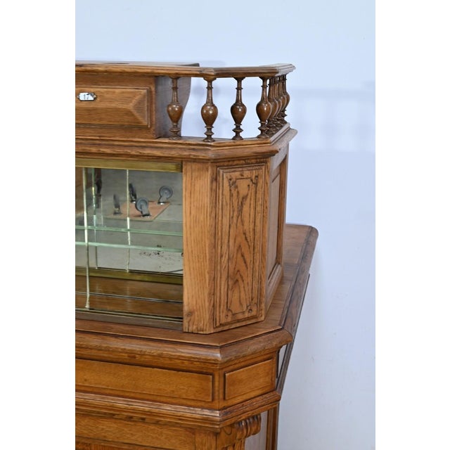 Oak Apothecary Counter, 1920s For Sale - Image 13 of 18