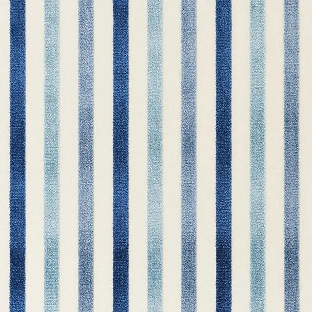 Woven on a traditional velvet wire loom, Le Matelot features narrow, cut velvet stripes on a crisp cotton ground. Its...