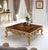 Handcrafted in Italy from solid wood. The table features intricate hand-carvings covered in a refined white patina,...