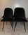 Magnificent black velvet chairs, perfectly preserved, completely original. The coating and internal padding are like new,...
