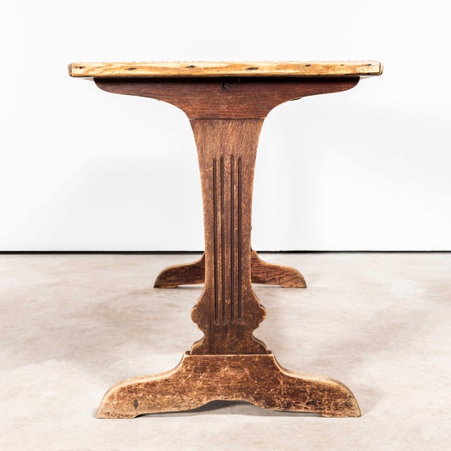 Vintage French Café Tables with Speckled Tops, 1920s For Sale - Image 3 of 9
