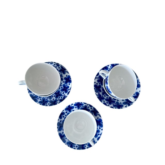 Ceramic Mon Amie Coffee Cup with Saucer by Marianne Westman for Rörstrand, 1960s, Set of 2 For Sale - Image 7 of 8