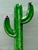 Vintage Torched Metal Standing Cactus For Sale - Image 4 of 12