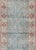 Tribal Wide Persian Malayer Runner With All-Over Floral Pattern in Persian Blue Color 4'1 X 9'10 For Sale - Image 3 of 6