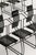 Set of eight Quinta chairs, designed by Swiss architect and designer Mario Botta and produced by Alias. Created in the...