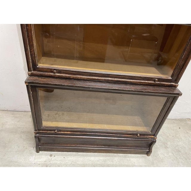 Brown Union Modular Book Display Cabinet by Heinrich Zeiss, 1890s, Set of 6 For Sale - Image 8 of 16