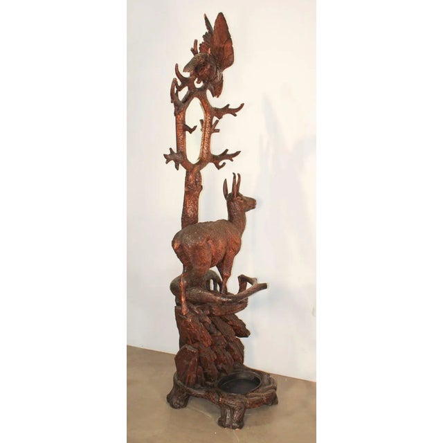 Wood 19th Century Black Forest Hall Stand For Sale - Image 7 of 11